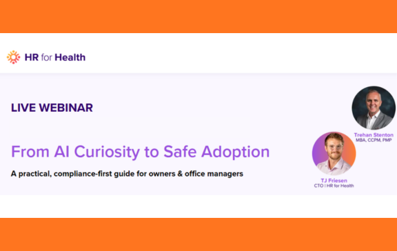 From AI Curiosity to Safe Adoption with HR for Health